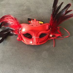 Red decorative mask